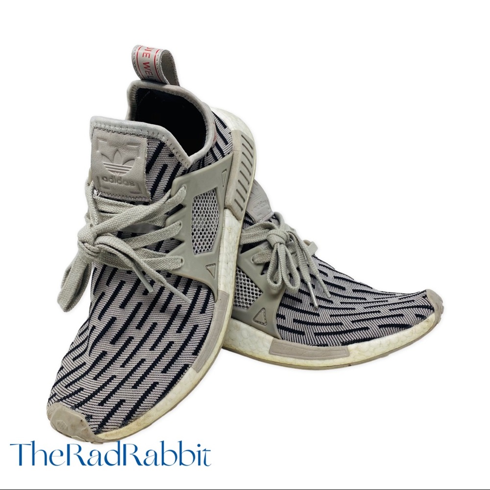 Size 9 - Adidas NMD XR1 Primeknit Zebra 2017 Used Shoes